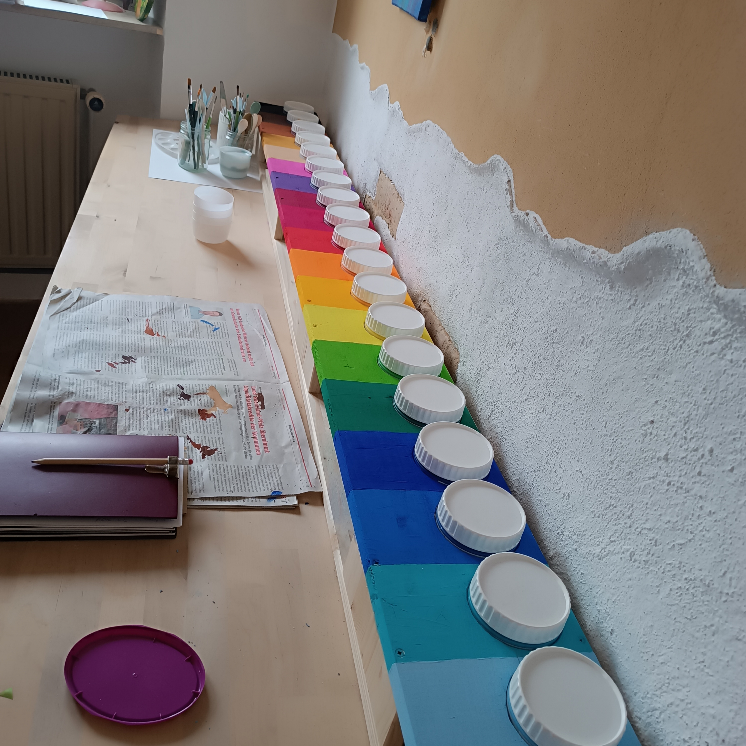 Lösungsorientiertes Malen - Kreativprojekt für Schulanfänger zum Thema Übergänge gestalten
